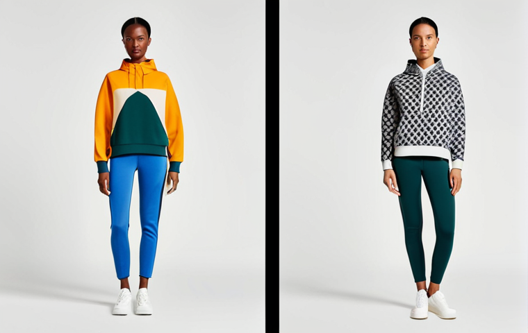 자라와 망고 스포츠 컬렉션 비교 - Mango Inspired - Vibrant Athleisure in an Urban Setting**

"A woman wearing a vibrant floral print s...